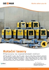 Rotační lasery Geomax - brožura