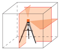 Křížový laser ADA Cube 3D paprsky