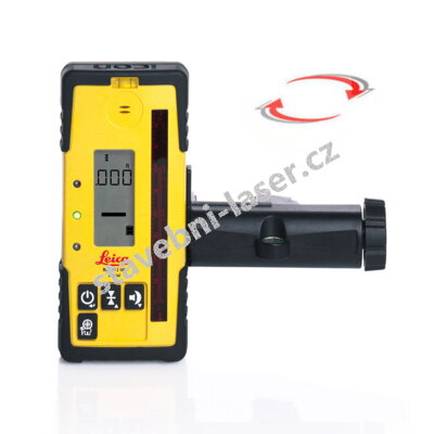 Přijímač laserového paprsku Leica Rod Eye 160 Digital s držákem