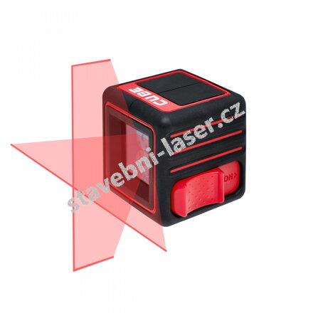 Křížový laser ADA Cube, rozmístění paprsků
