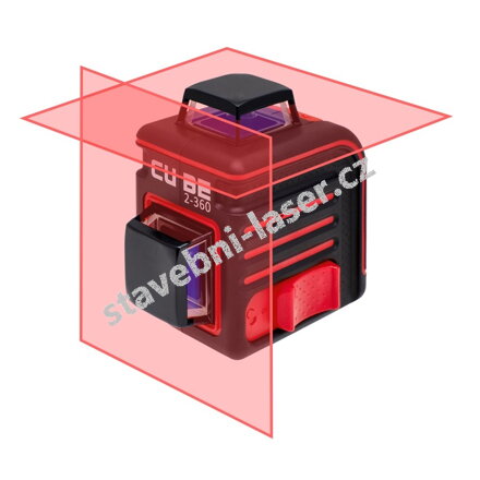 Křížový laser ADA Cube 2-360, rozmítání paprsků