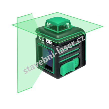 Křížový laser ADA 360 Green rozmítané paprsky