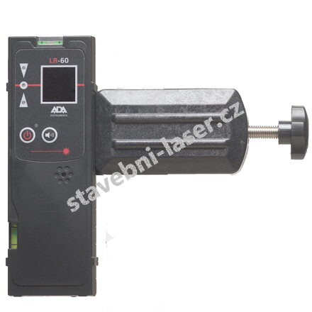 Laserový příjímač LR 60 s držákem na lať