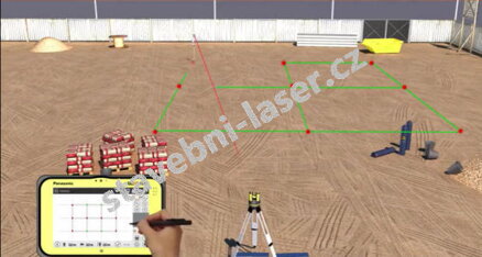 Robotický laserový dálkomět Zoom3D v exteriéru