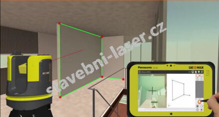 Robotický laserový dálkomět Zoom3D v interiéru
