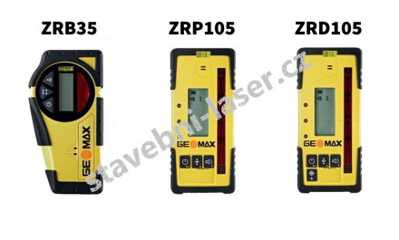 laserové přijímače Geomax řady ZR