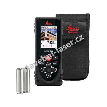Odolný laserový dálkoměr Leica Disto X4 sestava