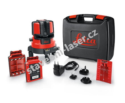Interiérový křížový laser Leica Lino L4P1 dodávka