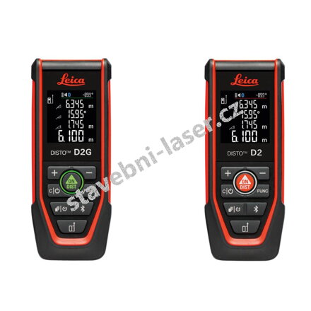Leica DISTO D2-2 / D2G – laserový dálkoměr do 150 m se sklonoměrem