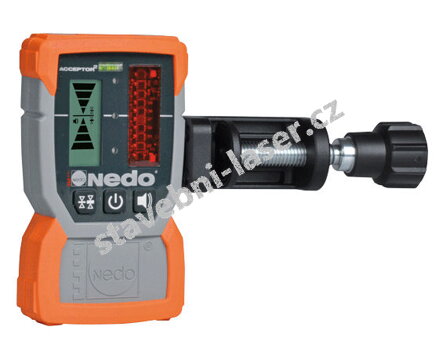 Kovový držák laserového přijímače Nedo Acceptor 2