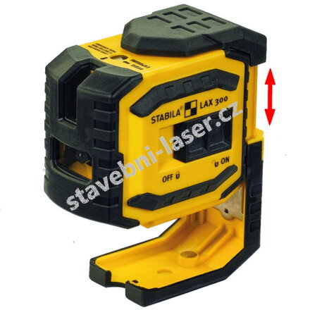 Stabila LAX 300 má výsuvný magnetický držák