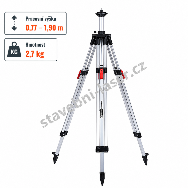 Lehký teleskopický stativ – 1,90 m